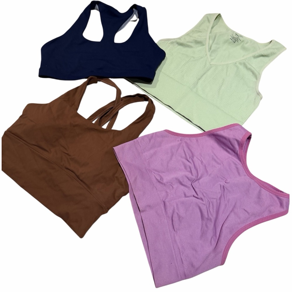 Bundle LOT Of Sports Workout Bras Size Medium KNIX + More Brands Assorted X 4